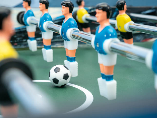 Board game football. Board game close up.