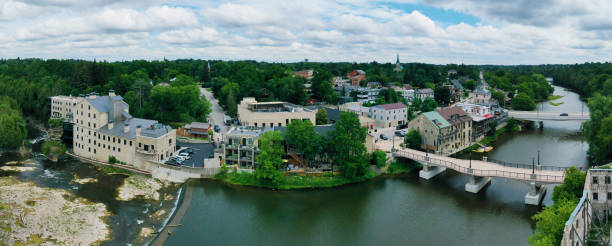 istock Aerial of Elora, Ontario, Canada 1410112352
