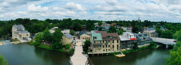 istock Aerial view of Elora, Ontario, Canada 1410112414