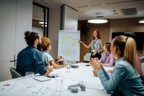 istock Business people developing new start up in business hub 1410114695
