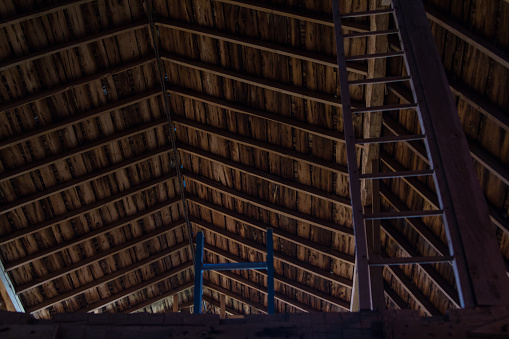 Old Barn Rafters Ceiling