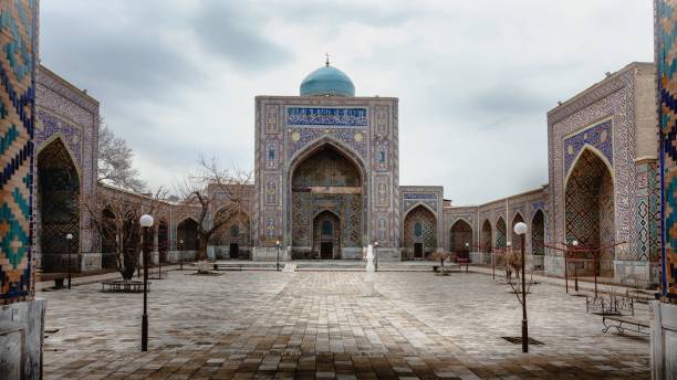 istock The Khoja Akhrori Vali ensemble in Samarkand 1410126816