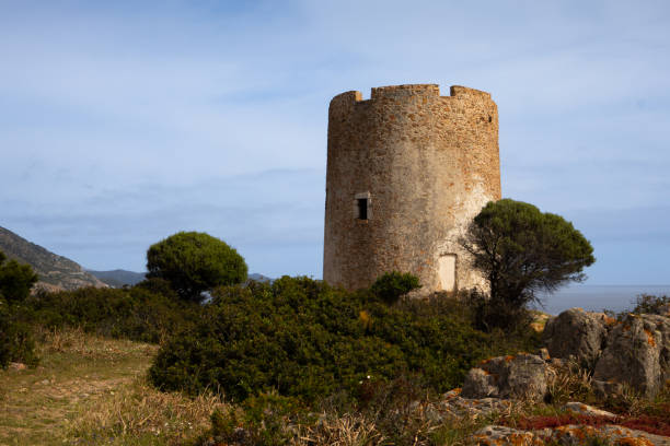 istock Tower Torre di Pixinni, Sardinia, Italy 1410127223