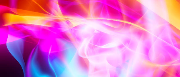 istock Abstract Festive Futuristic Smoke Light Soft Blue Trendy Abstract Banner Background 1410132407