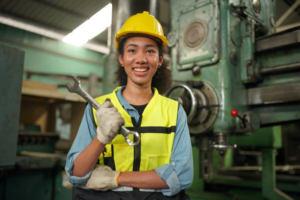 istock Female engineers working in industry factory. 1410138126