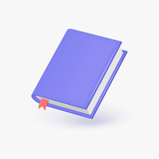 istock 3d book icon with red bookmark in realistic style. hardcover book. the concept of learning or gaining knowledge. vector illustration isolated on white background. 1410140758