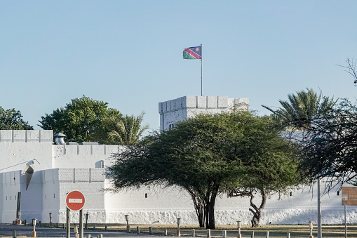 Flag of Palestinian and Israeli