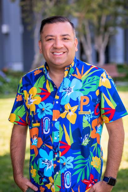 istock Smiling gay mature man looking at the camera 1410164202