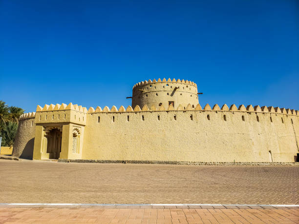 Al Jahili Fort in Al Ain. stock photo