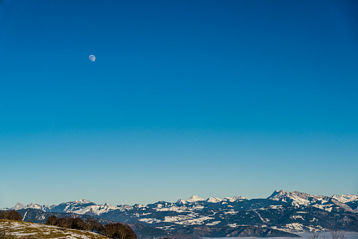 Winter Views in San Carlos de Bariloche, Nahuel Huapi National Park, Patagonia, Argentina.