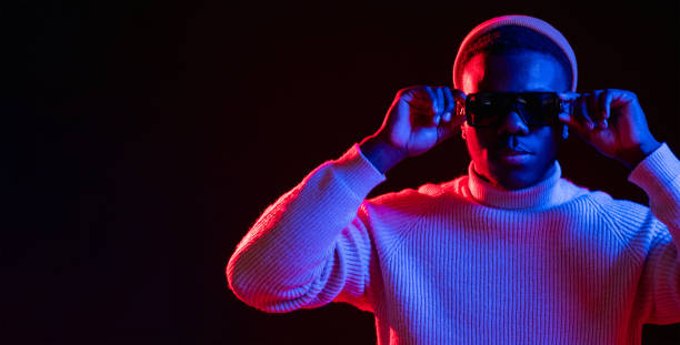 istock neon light banner millennial nightlife eyewear man 1410177462