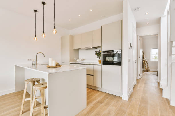 istock The interior of the apartment is in an open plan 1410181259