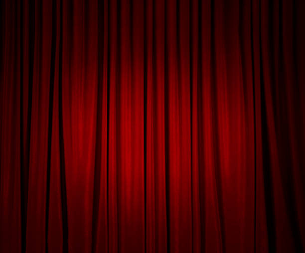 istock Stage Curtain, Red Stage Theater Curtain 1410181297