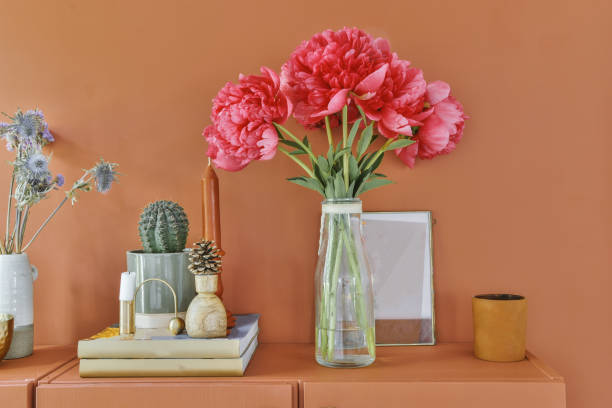 istock A small corner in a modern house decorated with flowers 1410182049