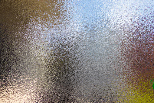 Rough surface of frosted glass