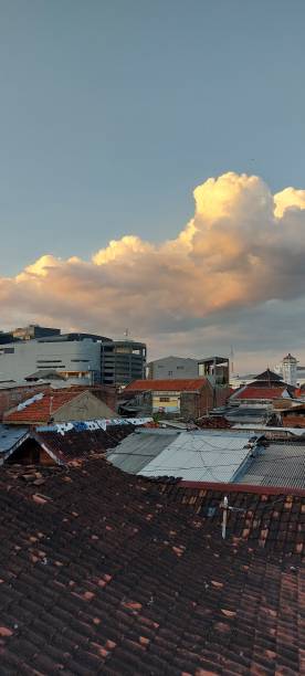 istock clouds, twilight, and the city of Semarang 1410193620