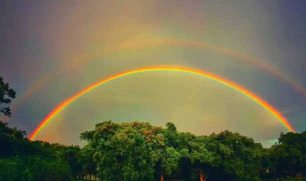 Photo of Original clear, full double rainbow