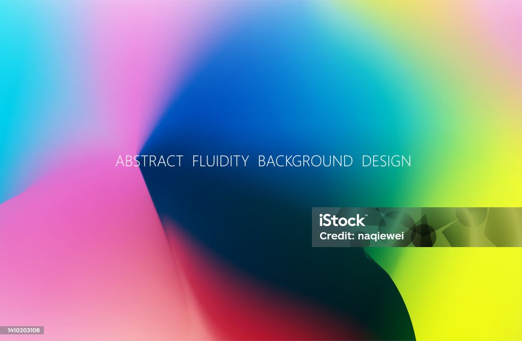 Vector color gradient fluidity watercolor illustration background for design,Liquid effects,Design Element,Abstract Backgrounds Fantasy stock vector