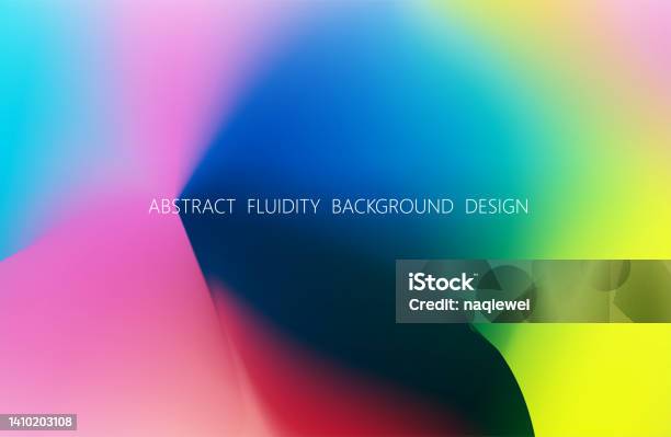 Vector Color Gradient Fluidity Watercolor Illustration Background For Design Liquid Effects Design Element Abstract Backgrounds Stock Illustration - Download Image Now