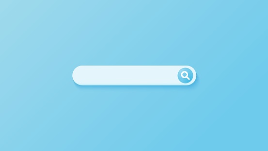 Minimal search bar. Simple and modern search bar design.
