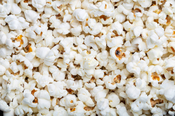 istock pile of popcorn, top view, close-up view 1410205190