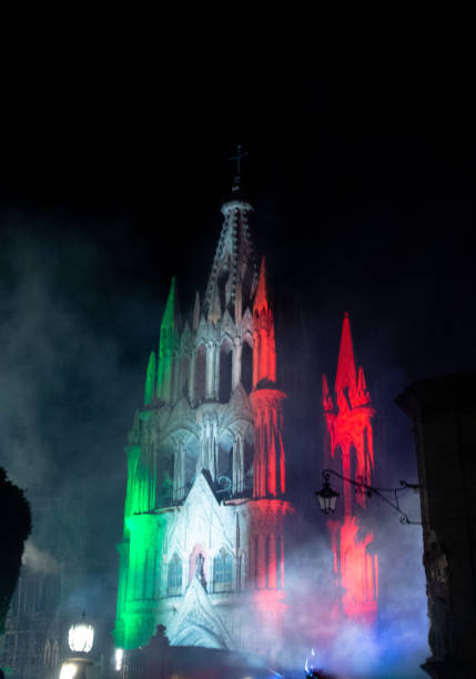 istock Color painted church 1410205309