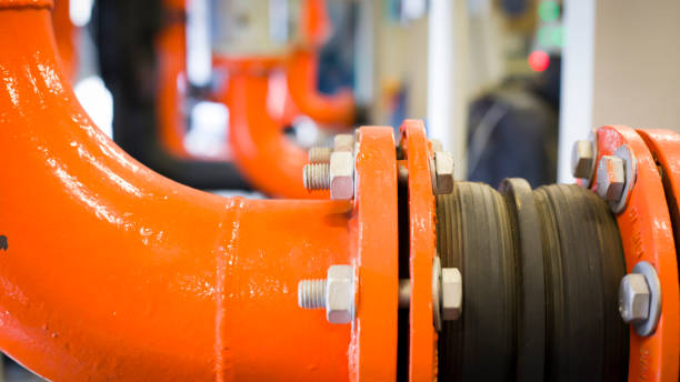 istock Cooling pipe of the chiller system 1410224957
