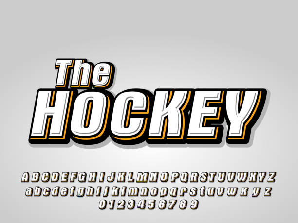 alphabet letters and number. modern font style alphabet letters and number. modern font style. strong with the shadow drawing shadows stock illustrations