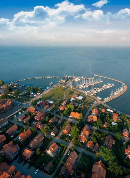 istock Nida, Lithuania is a small seaside town 1410237823
