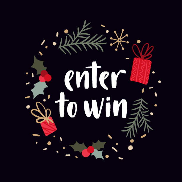 Christmas Raffle Lettering 100+ Christmas Raffle Stock Illustrations, Royalty-Free Vector Graphics ...