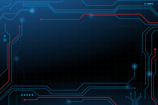 Graphic Interface Showing Future Computer Technology Stock Illustration ...