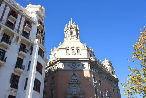 istock Ancient old building, spanish architecture. Capitania General Valencia building. 1410245302