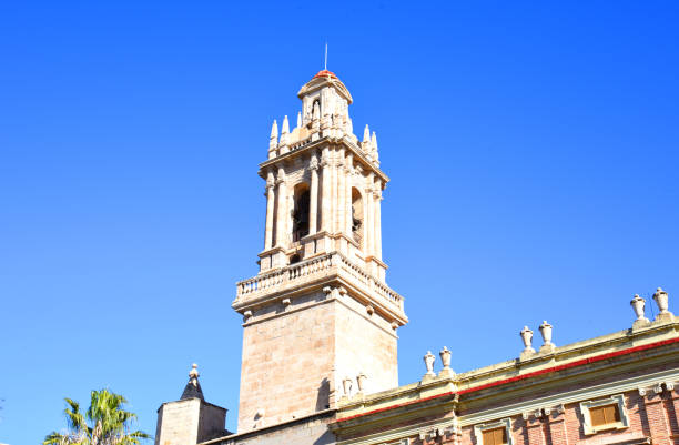 istock Ancient old building, spanish architecture. Capitania General Valencia building. 1410245303