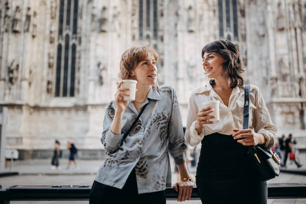 istock Enjoying coffee in the city 1410246376