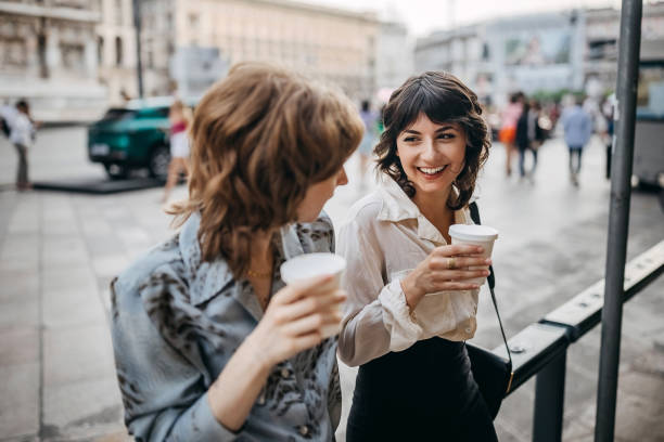 istock Enjoying coffee in the city 1410246377