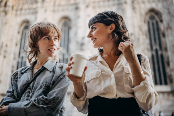 istock Enjoying coffee in the city 1410246381