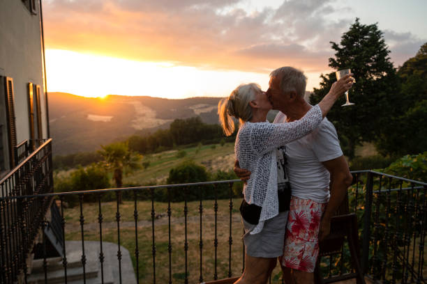 istock Kissing at Sunset 1410248116