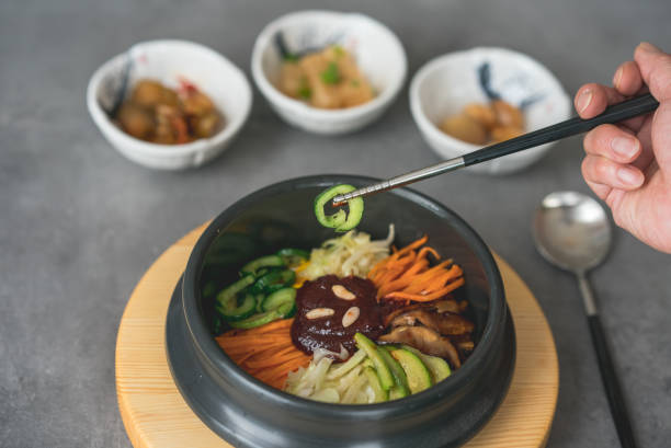 istock Bibimbap , traditional Korean dish 1410249605