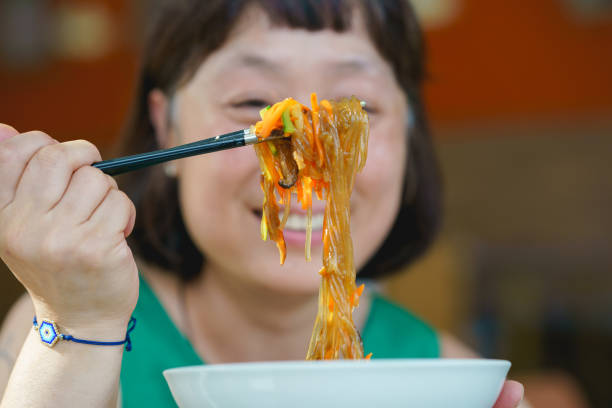 Korean spicy cold noodle