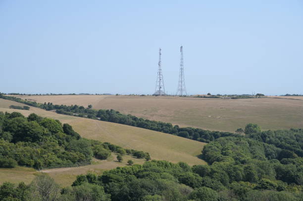 istock World War Two radar masts in the fields near Dover, Kent. 1410254641