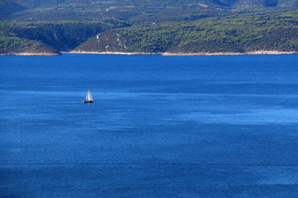 istock Sailing Boat and Adriatic Sea 1410261018