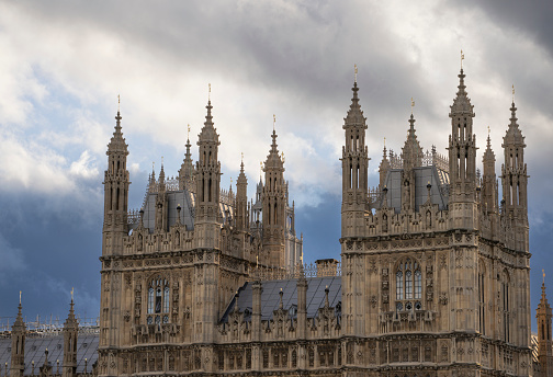 London,UK - June 16, 2013: big ben and parlement of londen