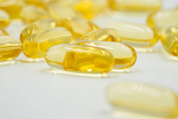 istock Omega 3 fish oil capsules. 1410268069