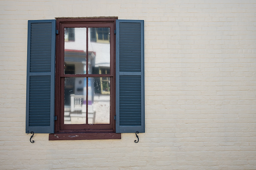 Vintage Looking Window and Shutters from an Old House