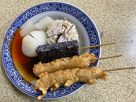 Taiwan traditional oden ready to be served