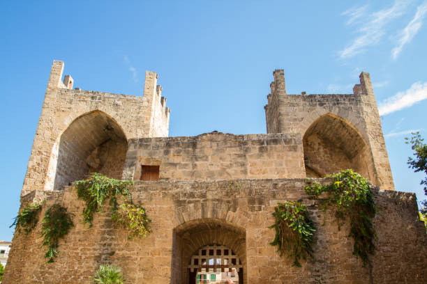 istock Puerta de Mallorca, ancient stone building at Alcudia 1410270228