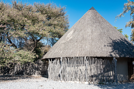 Okaukuejo Camp at Etosha National Park in Kunene Region, Namibia. This is a government-owned camp.