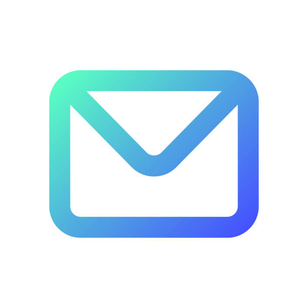 Unread message pixel perfect gradient linear ui icon Unread message pixel perfect gradient linear ui icon. Text messaging service. Communication app. Line color user interface symbol. Modern style pictogram. Vector isolated outline illustration unread messages illustrations stock illustrations