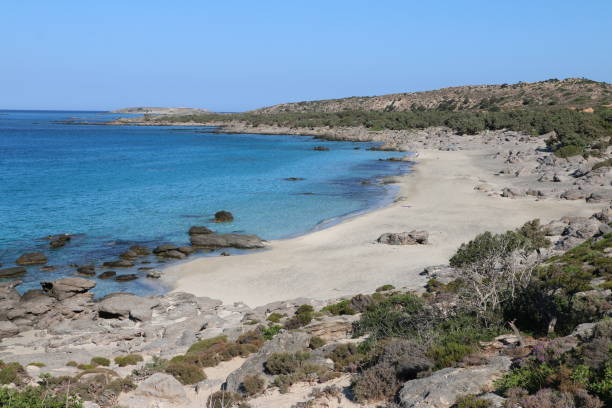 istock Panoramic view of Kedrodasos beach 1410277095