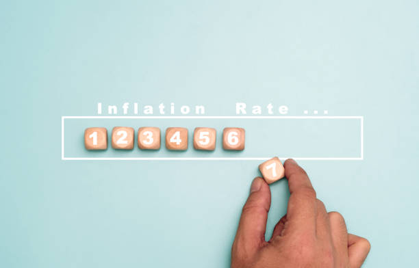 istock Hand array increasing number update inflation rate for economic recession crisis after covid-19 pandemic and goods price higher concept. 1410280951